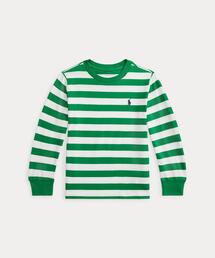 POLO RALPH LAUREN CHILDRENSWEAR（ポロ ラルフ ローレン チルドレンズウェア）の「ストライプド コットン ロングスリーブ Tシャツ（Tシャツ/カットソー）」