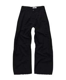 FLAWSROOM（フローズルーム）の「Side Two Tuck Balloon Pants [BLACK]（その他パンツ）」