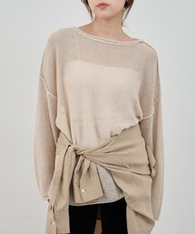 SHENERY | リネンオーバーニット(ニット/セーター)