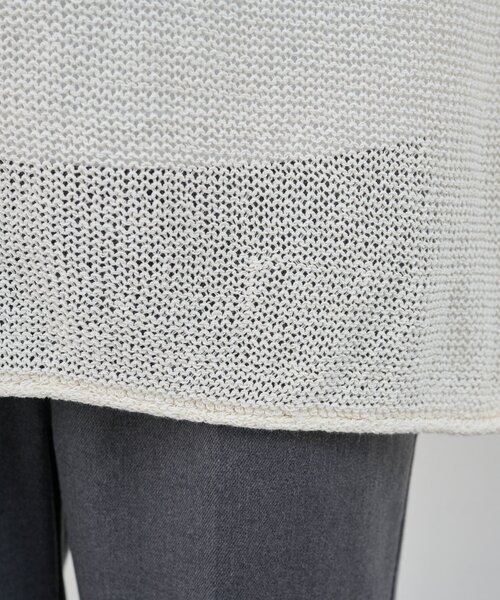 SHENERY（シーナリー）の「リネンオーバーニット（ニット/セーター・レディース・ブラック/オフホワイト/ベージュ・FREE）」の22枚目の写真