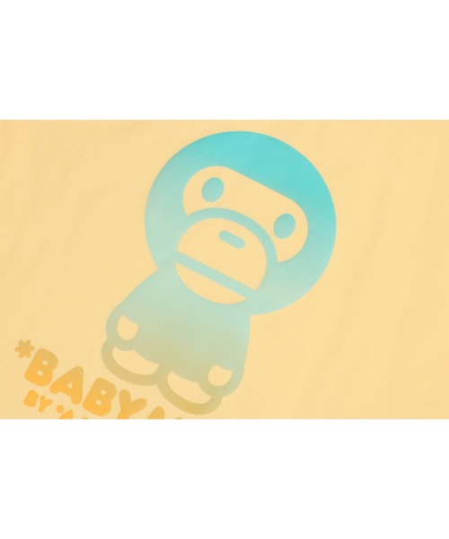 A BATHING APE（アベイシングエイプ）の「BABY MILO GRADATION PRINT RELAXED FIT TANK TOP（タンクトップ・キッズ・イエロー/ホワイト・110/90/140/120/130/100）」の6枚目の写真