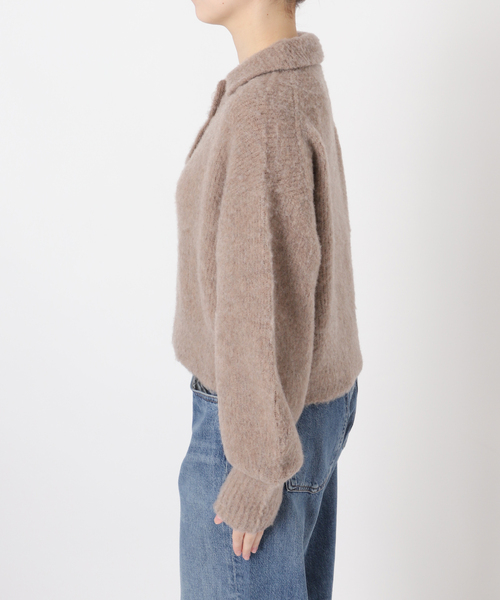 journal standard L'essage(ジャーナルスタンダードレサージュ)の「MOUSSEキモウプルオーバー(ニット/セーター・レディース・ブラック/ベージュ・FREE)」の15枚目の写真