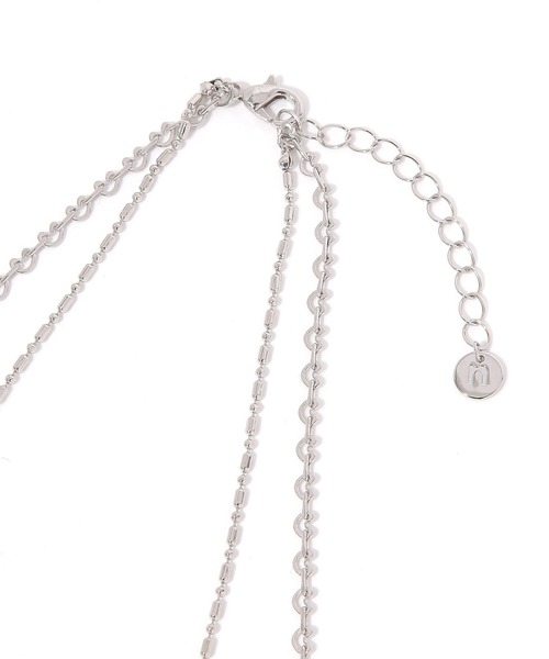 niko and...（ニコアンド）の「ハートコイン2連ネックレス（ネックレス・レディース・イエロー/グレー・0）」の4枚目の写真