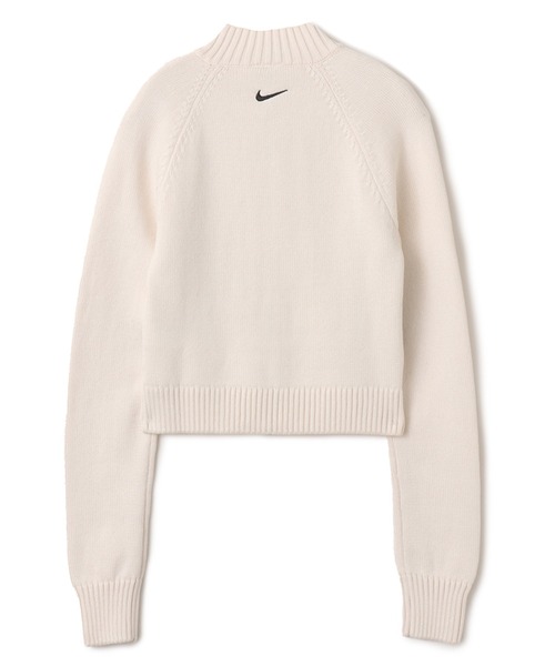 NIKE（ナイキ）の「NIKE AS W NSW STREET GRAPHIC FZ SWEATER / ナイキ ウィメンズ ストリート グラフィック フルジップ セーター【SP】（ニット/セーター・レディース・アイボリー・L/M/S）」の6枚目の写真