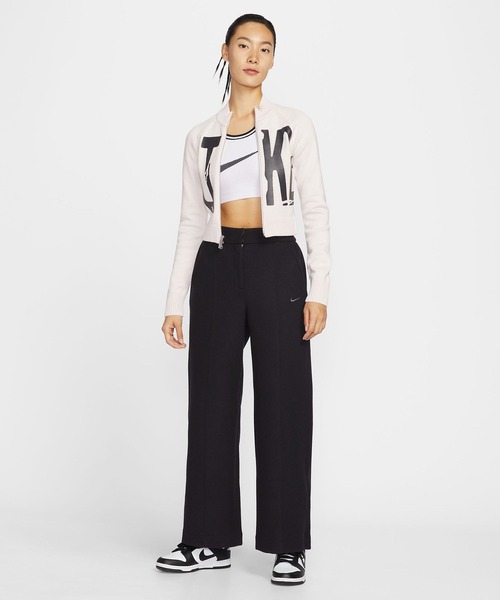 NIKE（ナイキ）の「NIKE AS W NSW STREET GRAPHIC FZ SWEATER / ナイキ ウィメンズ ストリート グラフィック フルジップ セーター【SP】（ニット/セーター・レディース・アイボリー・L/M/S）」の9枚目の写真