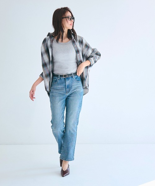 coca(coca)(コカ)の「ラグランオフショルダーロングTシャツ(Tシャツ/カットソー・レディース・グレー/ブラック/ホワイト・XL/S/M/L)」の15枚目の写真