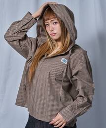 SEQUENZ（シークエンズ）の「【sqnz（エスキュンズ）】sqnz angel hooded l/s shirts  / レディース 長袖シャツ パーカー チェック フーディ ワンポイント シンプル（シャツ/ブラウス）」