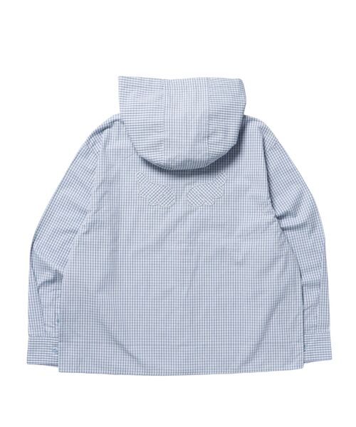SEQUENZ（シークエンズ）の「※WEB限定 / フード付き / レディースエンジェル長袖シャツ / sqnz angel hooded l/s shirts（シャツ/ブラウス・レディース・ライトブルー/ネイビー/グリーン系その他・MEDIUM/SMALL）」の22枚目の写真