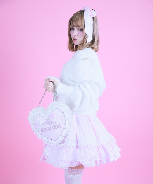 AVENCHUMU（アバンチュウム）の「Love heart's cake pochette（ショルダーバッグ・レディース・レオパード/ドット/ピンク/ピンク系その他/ブラック・FREE）」の15枚目の写真