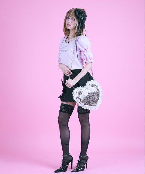 AVENCHUMU（アバンチュウム）の「Love heart's cake pochette（ショルダーバッグ・レディース・レオパード/ドット/ピンク/ピンク系その他/ブラック・FREE）」の16枚目の写真