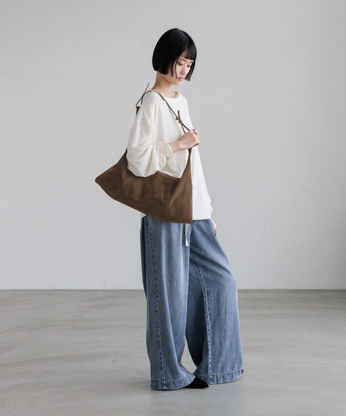 LOWRYS FARM(ローリーズファーム)の「ヨコナガ2WAYBAG 640639(ショルダーバッグ・レディース・ブラウン/ダークブラウン・FREE)」の6枚目の写真