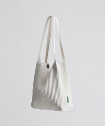 GREEN STUFF（グリーンスタッフ）の「boxy bag 61 - corduroy canvas ivory（エコバッグ/サブバッグ）」