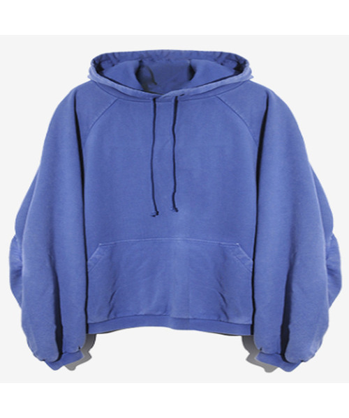 NONFLOOR(ノンフロア)の「Over Mineral Washed Hood 3.COL(パーカー・メンズ・ネイビー・LARGE/MEDIUM)」の1枚目の写真