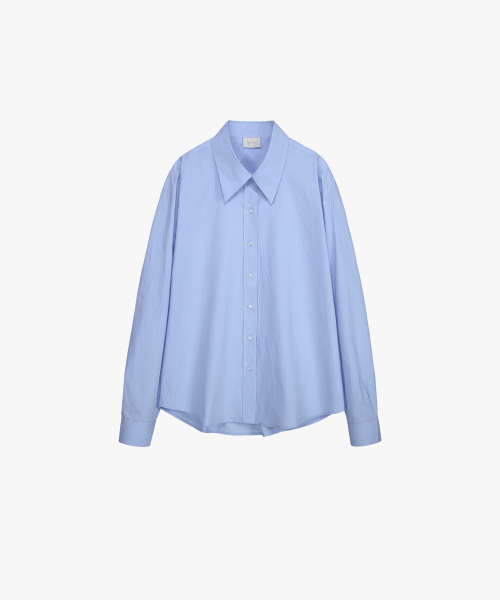 LOSSYROW（ロッシロー）の「Bio Cotton Washing Shirt Blue（シャツ/ブラウス・レディース・その他・FREE）」の5枚目の写真