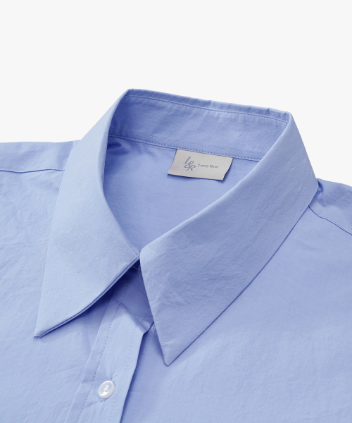 LOSSYROW（ロッシロー）の「Bio Cotton Washing Shirt Blue（シャツ/ブラウス・レディース・その他・FREE）」の6枚目の写真