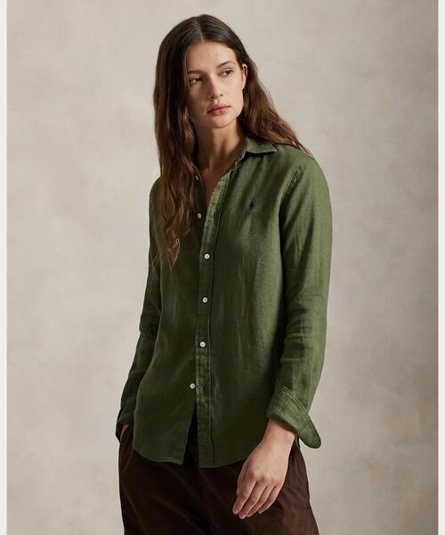 Polo Ralph Lauren クラシック フィット リネン シャツ クラシック フィット リネン シャツ（シャツ/ブラウス）｜POLO RALPH