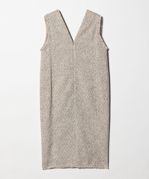 A DAY IN THE LIFE UNITED ARROWS(アデイインザライフユナイテッドアローズ)の「ツイードライク ジャンパースカート ベージュ<A DAY IN THE LIFE>(ワンピース・レディース・ベージュ・FREE)」の9枚目の写真
