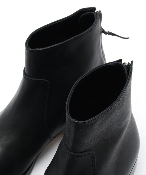 PADRONE(パドローネ)の「【PADRONE】別注SHORT BACK ZIP BOOTS(ブーツ・メンズ・キャメル/ベージュ/ブラック/ダークオリーブ・40/42/41/43)」の5枚目の写真