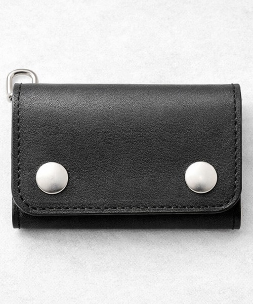 セール】栃木レザー トラッカーウォレット Wフラップショート（財布