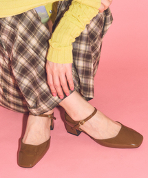 LE TALON（ルタロン）の「LE TALON×HAPPY MANIA4.5cmスクエアセパレートパンプス（パンプス）」