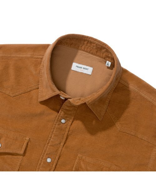 PRODESHIRT（プロデシャツ）の「[コンフォート] コーデュロイウェスタンシャツ (ブリック)（シャツ/ブラウス・メンズ・その他・L/XL）」の3枚目の写真