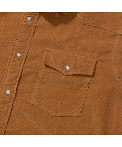 PRODESHIRT（プロデシャツ）の「[コンフォート] コーデュロイウェスタンシャツ (ブリック)（シャツ/ブラウス・メンズ・その他・L/XL）」の4枚目の写真