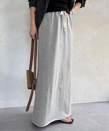 裏毛ロングスカート