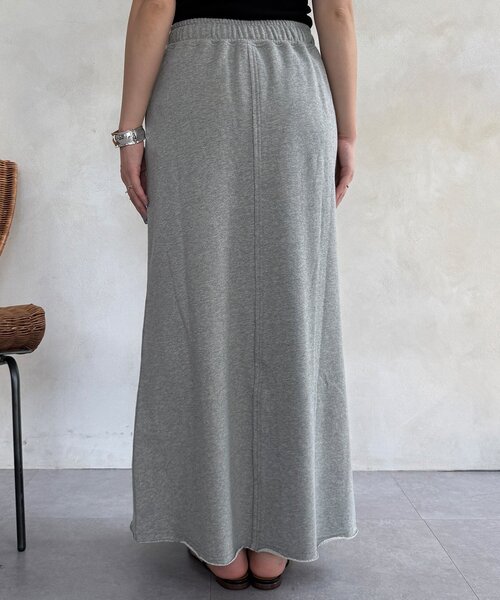 DouDou(ドゥドゥ)の「裏毛ロングスカート(スカート・レディース・ライトベージュ/グレー・FREE)」の14枚目の写真