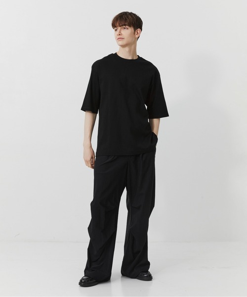 PUBLIC TOKYO(パブリックトウキョウ)の「色あせないTEE /ウォッシャブル/夏服/コットン100%/半袖(Tシャツ/カットソー・メンズ・ブラック・2/1/3)」の6枚目の写真