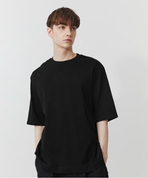 PUBLIC TOKYO(パブリックトウキョウ)の「色あせないTEE /ウォッシャブル/夏服/コットン100%/半袖(Tシャツ/カットソー・メンズ・ブラック・2/1/3)」の3枚目の写真