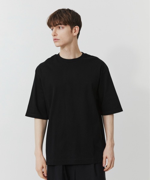 PUBLIC TOKYO(パブリックトウキョウ)の「色あせないTEE /ウォッシャブル/夏服/コットン100%/半袖(Tシャツ/カットソー・メンズ・ブラック・2/1/3)」の4枚目の写真