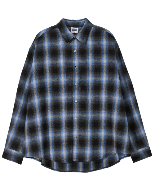 NOTHINGISBETTERTHANME（ナッシングイズベターザンミー）の「ヴィンテージオーバーチェックシャツ_blue（シャツ/ブラウス・メンズ・その他・L/M）」の2枚目の写真