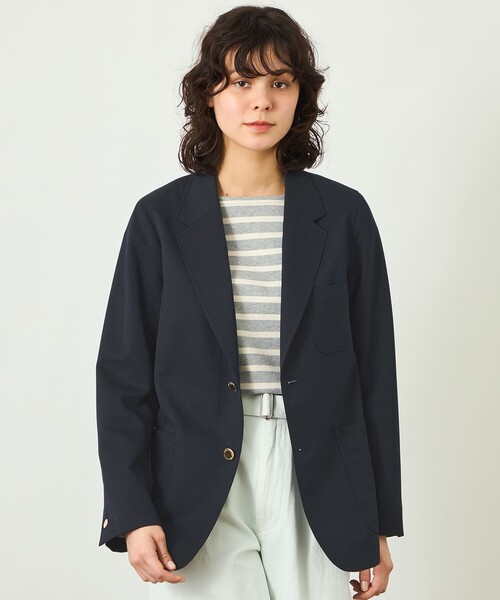 MACKINTOSH PHILOSOPHY(マッキントッシュ フィロソフィー)の「【GREY LABEL】シングルブレストブレザー(テーラードジャケット・レディース・ダークネイビー・6/2)」の1枚目の写真