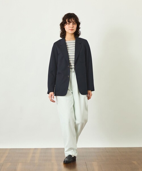MACKINTOSH PHILOSOPHY(マッキントッシュ フィロソフィー)の「【GREY LABEL】シングルブレストブレザー(テーラードジャケット・レディース・ダークネイビー・6/2)」の2枚目の写真