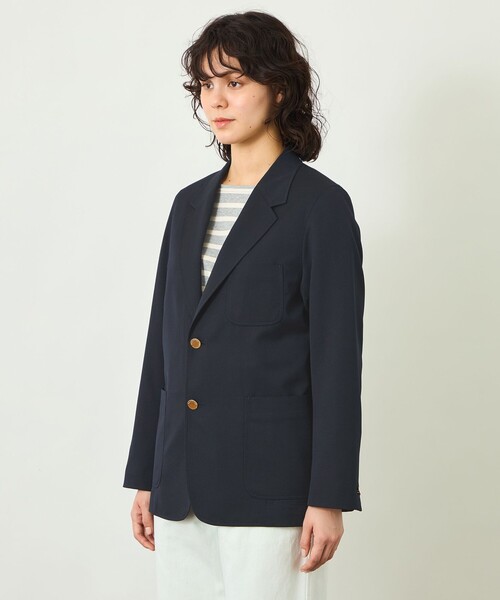MACKINTOSH PHILOSOPHY(マッキントッシュ フィロソフィー)の「【GREY LABEL】シングルブレストブレザー(テーラードジャケット・レディース・ダークネイビー・6/2)」の4枚目の写真