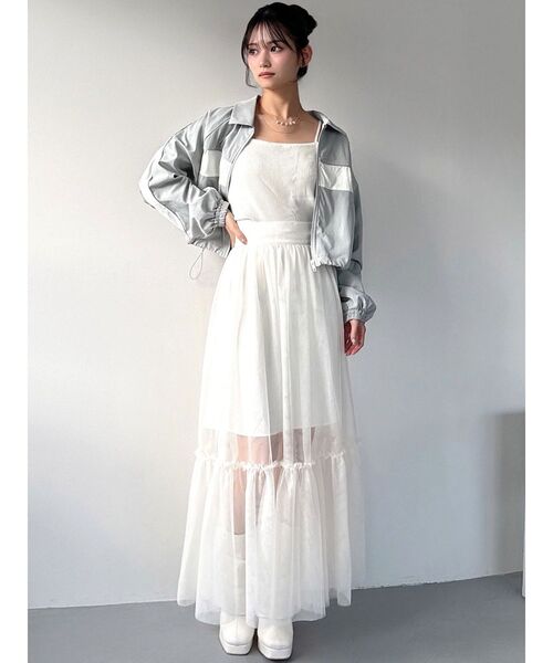 レイヤードチュールロングスカート（スカート）｜RESEXXY（リゼクシー