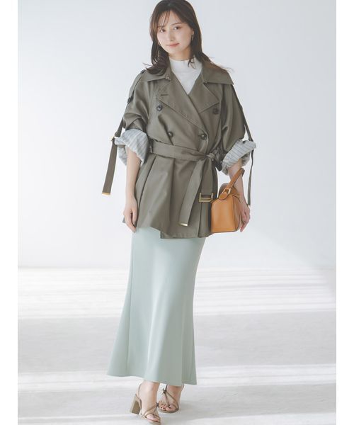 SNIDEL（スナイデル）の「シンプルマーメイドスカート（スカート・レディース・ミント/ブラック/オフホワイト・1/0）」の3枚目の写真