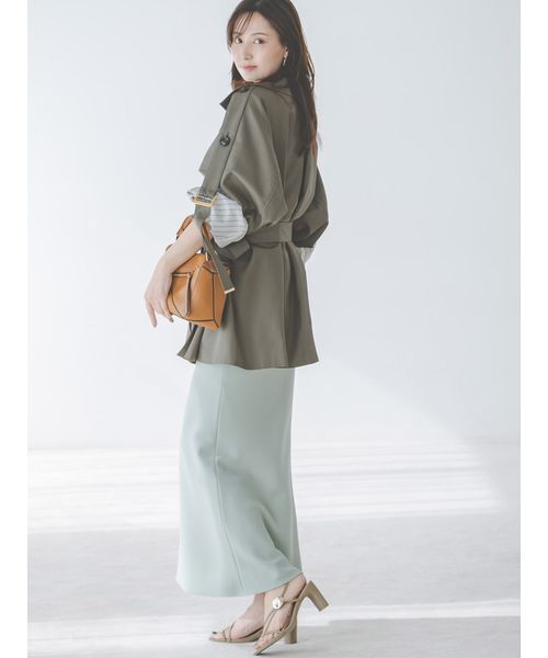 SNIDEL（スナイデル）の「シンプルマーメイドスカート（スカート・レディース・ミント/ブラック/オフホワイト・1/0）」の6枚目の写真