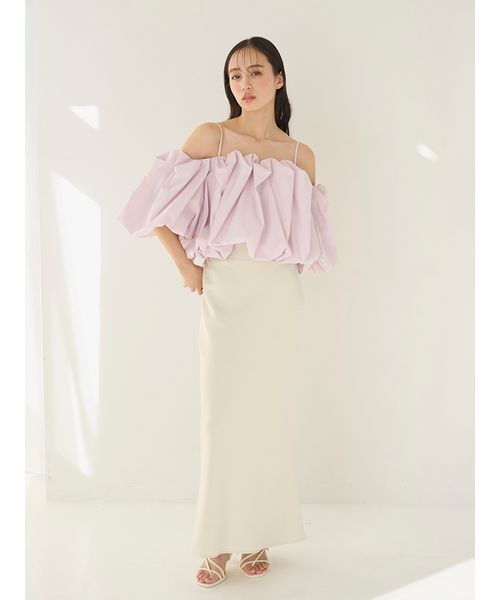 SNIDEL（スナイデル）の「シンプルマーメイドスカート（スカート・レディース・ミント/ブラック/オフホワイト・1/0）」の20枚目の写真