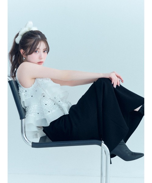 SNIDEL（スナイデル）の「シンプルマーメイドスカート（スカート・レディース・ミント/ブラック/オフホワイト・1/0）」の5枚目の写真