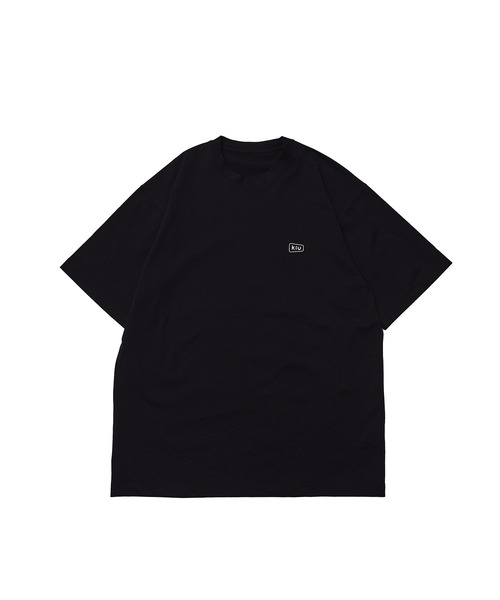 KiU(キウ)の「キウ UVカットクイックドライグラフィックT(Tシャツ/カットソー・メンズ・サックスブルー/オフホワイト/ブラック・MEDIUM/X-LARGE/LARGE)」の4枚目の写真