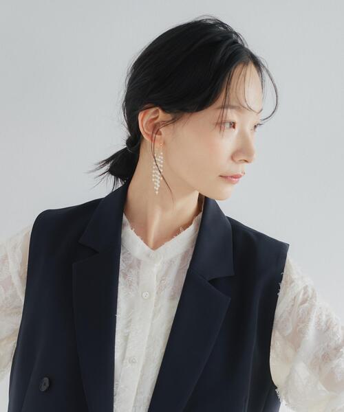 SMELLY(スメリー)の「パールフリンジピアス(ピアス(両耳用)・レディース・ゴールド系その他・-)」の9枚目の写真