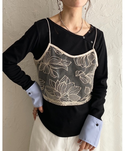 VIVIENNE TAM 花柄刺繍トップス[専用のキャミソール付き] NEW ARRIVAL Vol.3 – vivienne tam