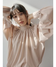 anuans | キュプラコットンボリュームブラウス(シャツ/ブラウス)