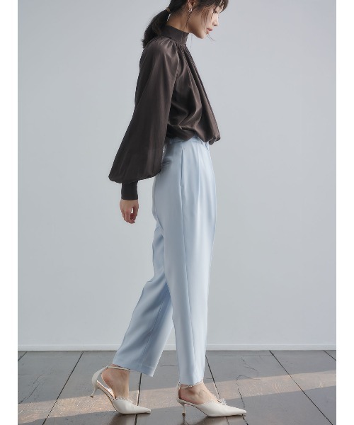 anuans（アニュアンス）の「キュプラコットンボリュームブラウス（シャツ/ブラウス・レディース・ホワイト/ピンク/ブラウン/グリーン系その他2・F）」の19枚目の写真