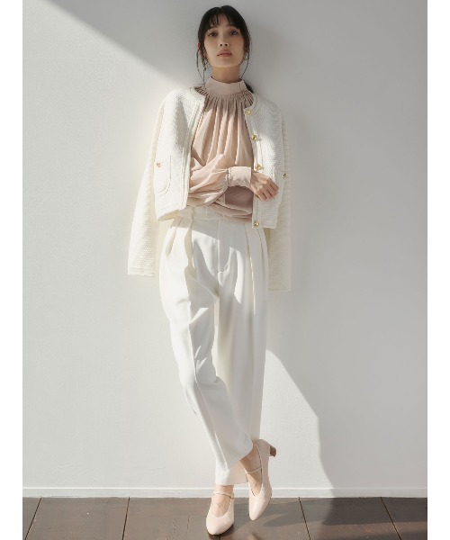 anuans（アニュアンス）の「キュプラコットンボリュームブラウス（シャツ/ブラウス・レディース・ホワイト/ピンク/ブラウン/グリーン系その他2・F）」の11枚目の写真