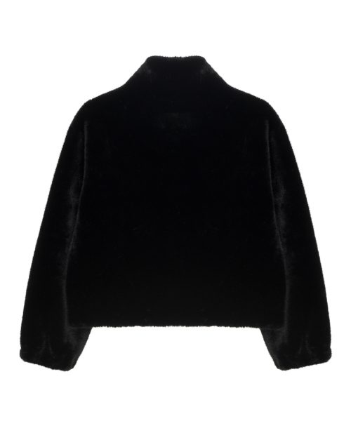 NICK&NICOLE(ニックアンドニコール)の「PREMIUM TOUCH FUR HIGH NECK JACKET_BLACK(ムートンコート・レディース・その他・FREE)」の5枚目の写真