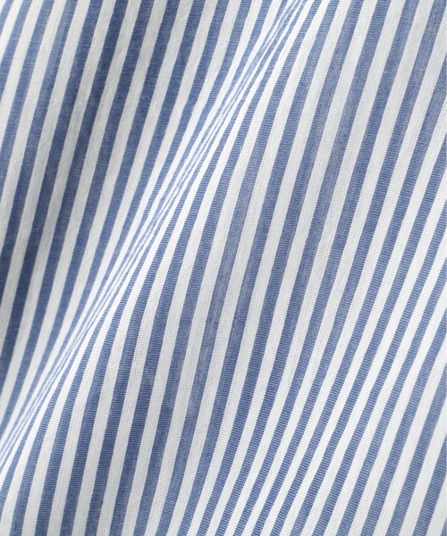 MARGARET HOWELL（マーガレットハウエル）の「COTTON SILK STRIPE（シャツ/ブラウス・レディース・ホワイト/ブルー/グレー・1/2）」の17枚目の写真