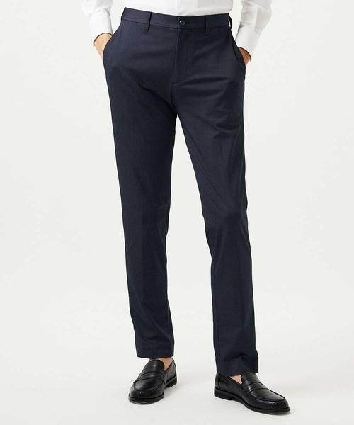MICHEL KLEIN HOMME (ミッシェルクランオム)の「【セットアップ】ストレッチスラックスパンツ(スラックス・メンズ・ネイビー/グレー・MEDIUM/LARGE/X-LARGE)」の14枚目の写真
