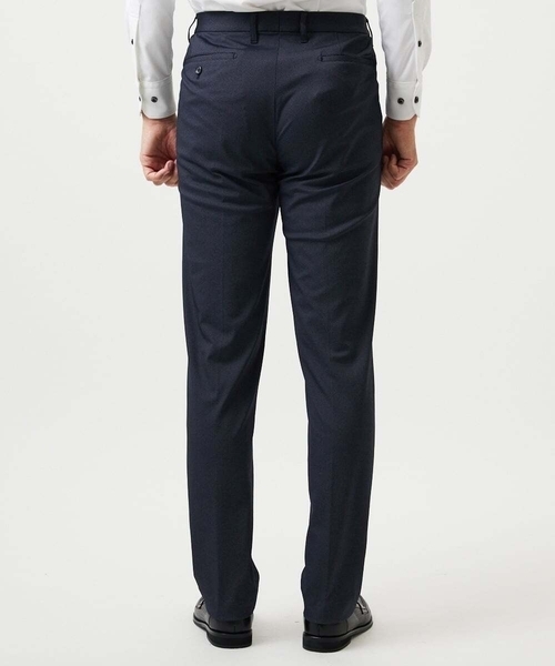 MICHEL KLEIN HOMME (ミッシェルクランオム)の「【セットアップ】ストレッチスラックスパンツ(スラックス・メンズ・ネイビー/グレー・MEDIUM/LARGE/X-LARGE)」の5枚目の写真
